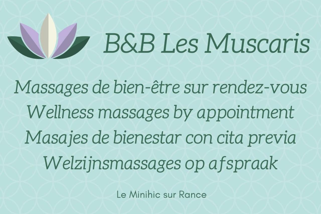 Bed and Breakfast Les Muscaris Le Minihic-sur-Rance Exterior foto